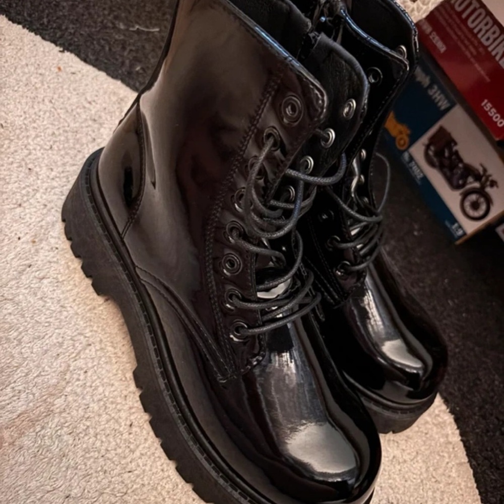 Boots Black Combat & Moto Boots